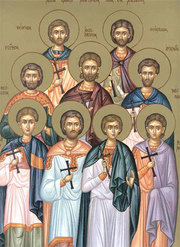 Sfintele Pasti; Sfantul Mucenic Gheorghe (slujba se savarseste astazi); Sfintii Noua Mucenici din Cizic