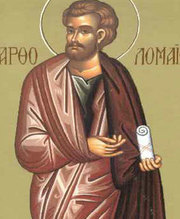 Sfantul Apostol Vartolomeu; Sfantul Luca al Crimeii; Lasatul secului pentru Postul Sfintilor Petru si Pavel