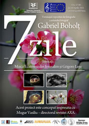 Invitatie la evenimentul 7 ZILE, de Gabriel Boholt