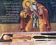 Sfantul Sisoe, la mormantul lui Alexandru cel Mare