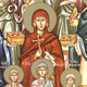 Sfanta Mucenita Atanasia si cele trei fiice: Teodota, Teoctista si Eudoxia
