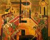 Sfintii Imparati Constantin si Elena, prezenti in icoana Inaltarii Sfintei Cruci