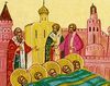 Rugaciuni la Aflarea moastelor Sfintilor Mucenici din Evghenia