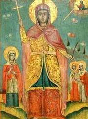 Sfanta Mucenita Sofia si cele trei fiice ale sale: Pistis, Elpis si Agapis