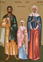 Sfintii Mucenici Terentie si Neonila sotia sa si cei cei sapte Fii; Sfantul Firmilian Episcopul