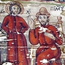 Biserica de lemn din Borza - Judecarea lui Iisus la Pilat 