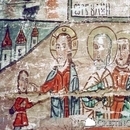 Biserica de lemn din Dobricu Lapusului - Vindecarea orbului din nastere 