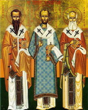 Sfintii Trei Ierarhi: Vasile, Grigorie si Ioan