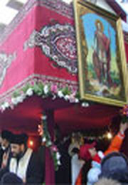 Zi de hram la Biserica Sfantul Mina din Capitala