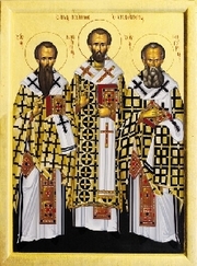 Vasilie cel Mare, Grigorie Cuvantatorul de Dumnezeu si Ioan Gura de Aur