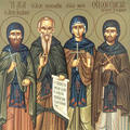 Sfantul  Xenofont, sotia sa Maria si fiii lor Arcadie si Ioan