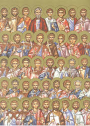 Sfintii 42 de Mucenici din Amoreea; Aflarea Sfintei Cruci (Sambata mortilor - mosii de iarna)