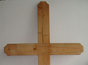 Cruce funerara lemn