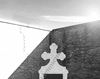 Monument ortodox cu placa - Gri deschis